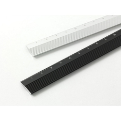 Midori Aluminum Ruler 15 cm - Black