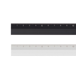 Midori Aluminum Ruler 15 cm - Black