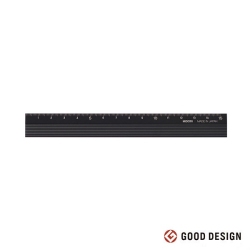 Midori Aluminum Ruler 15 cm - Black