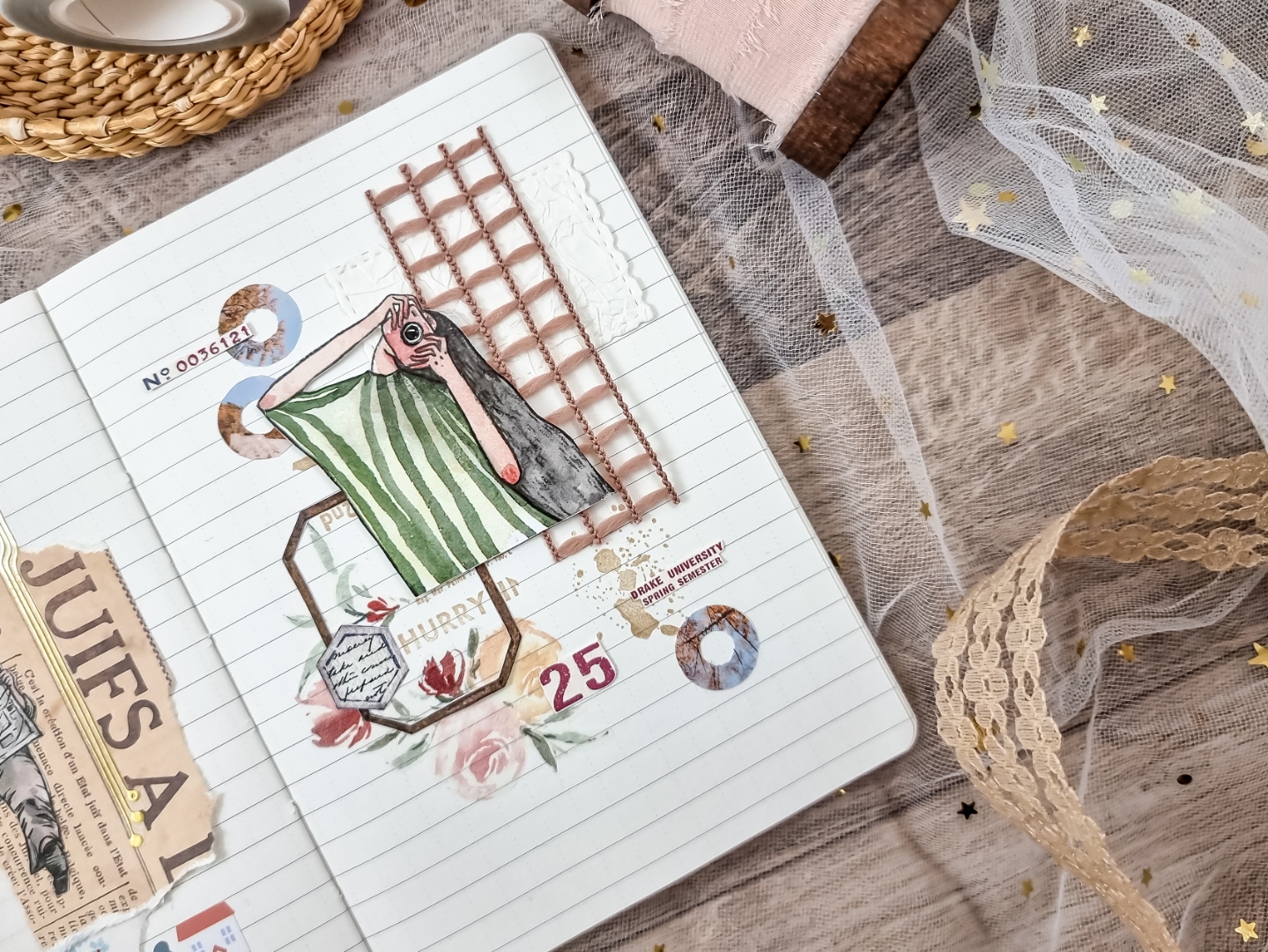 Ding Idako Matte PET Tape - Daisy Diary