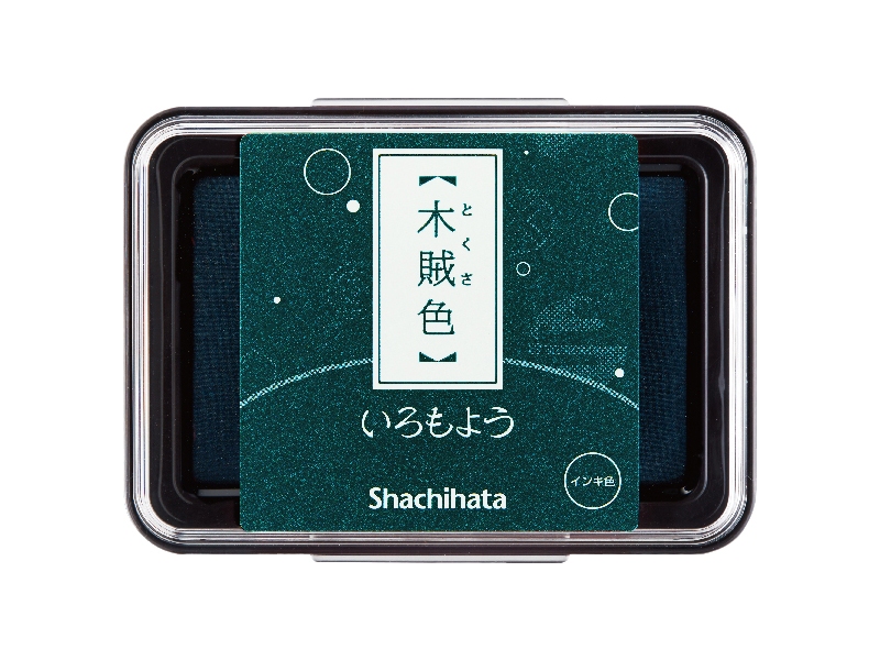 Shachihata Iromoyo Ink Pad - Green Blue