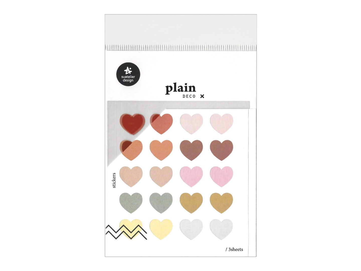 Deco Stickers Plain.53 - Heart Large