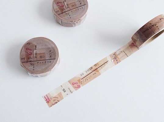Yohaku Washi Tape Y035 - Vintage