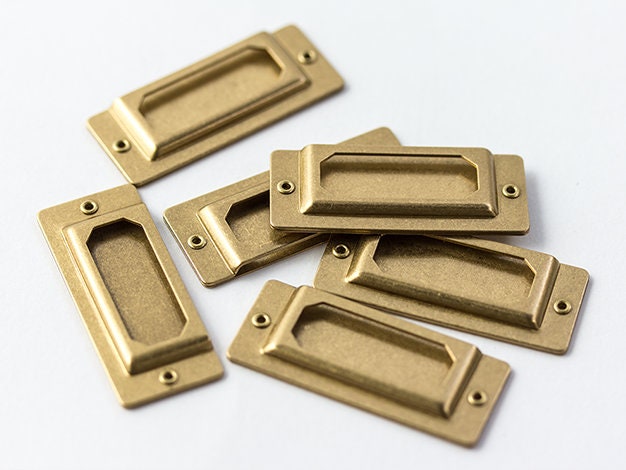 Brass Label Plates