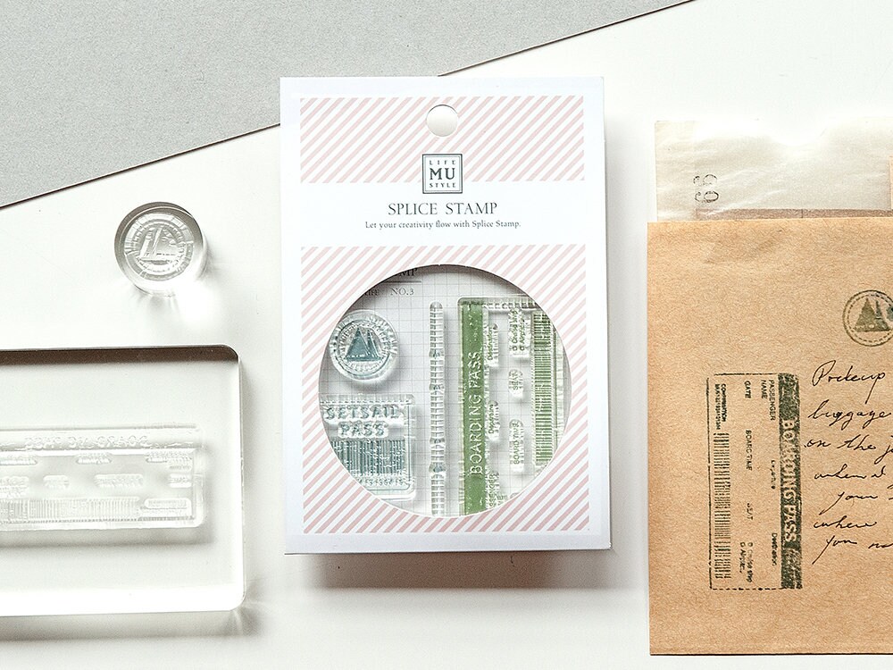 MU Clear Stamp Record Life 03 - Set Sail