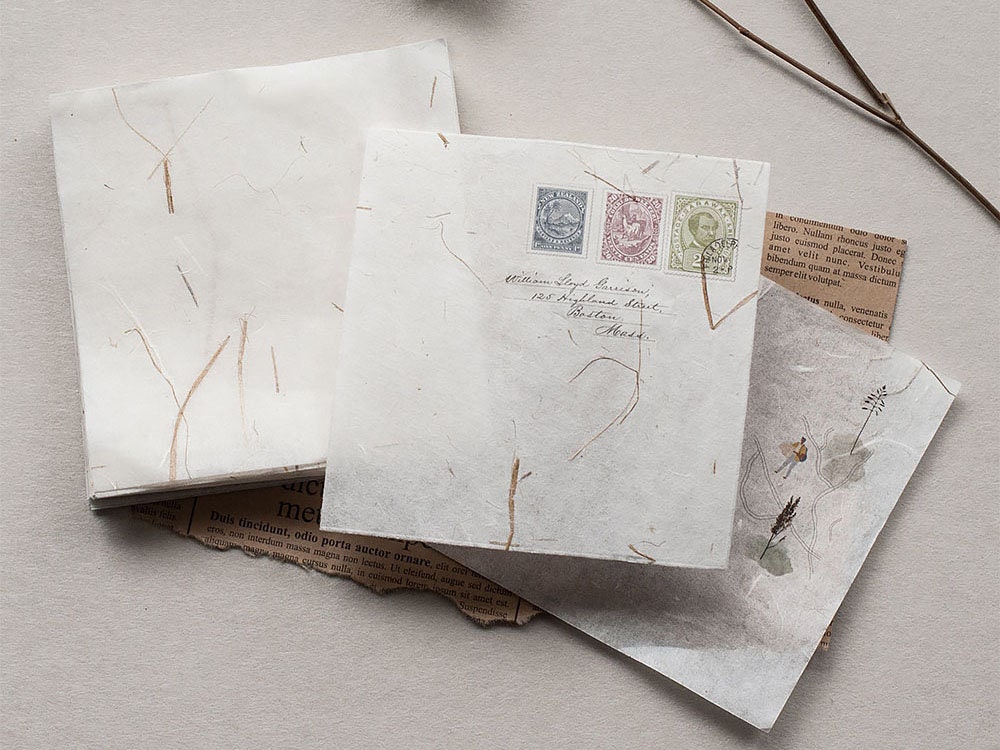 Pre-Order MU Natural Textured Paper No.8 - White Tea