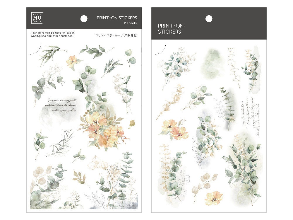 MU Print-On Siirtotarrat 192 - Summer Morning Mist