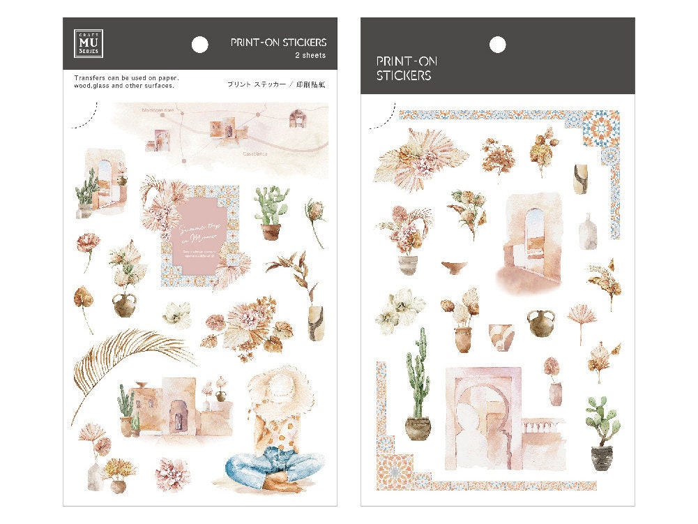 MU Print-On Siirtotarrat 197 - Summer Trip In Morocco