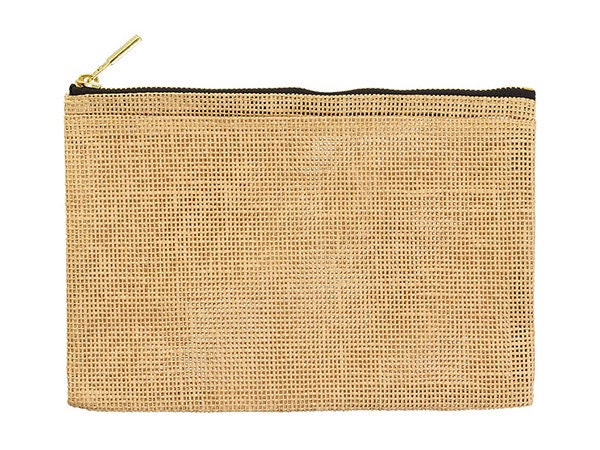 Midori Pulp Paper Cord Pen Pouch - Beige