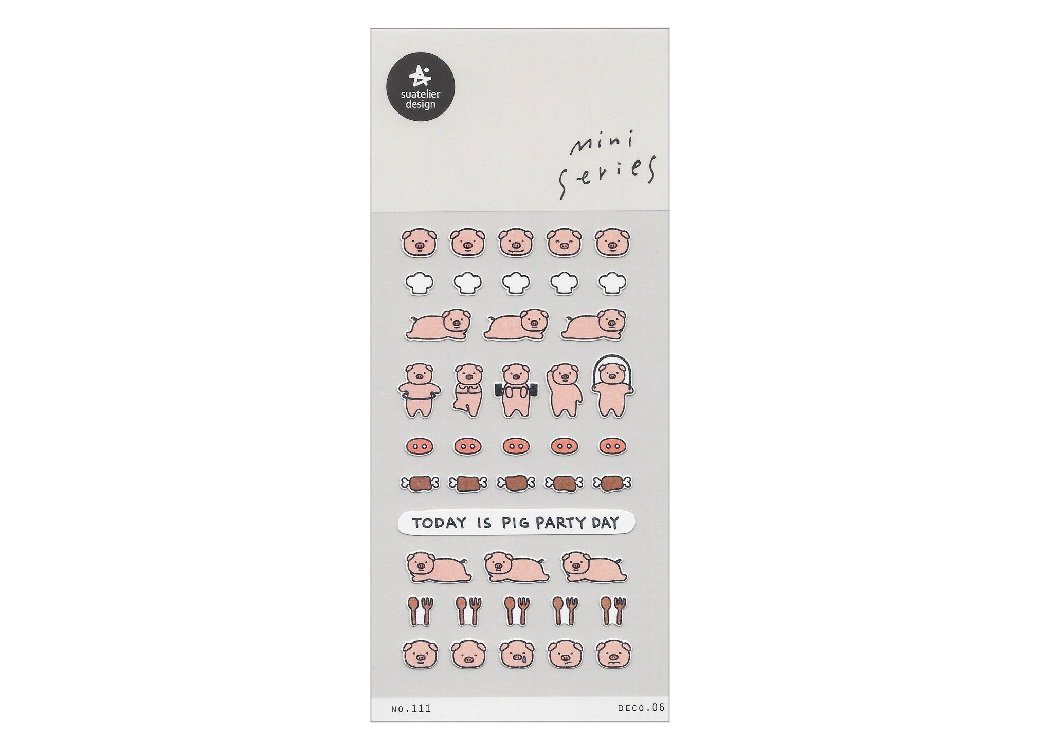 Suatelier Mini Series Planner Stickers - Deco.06