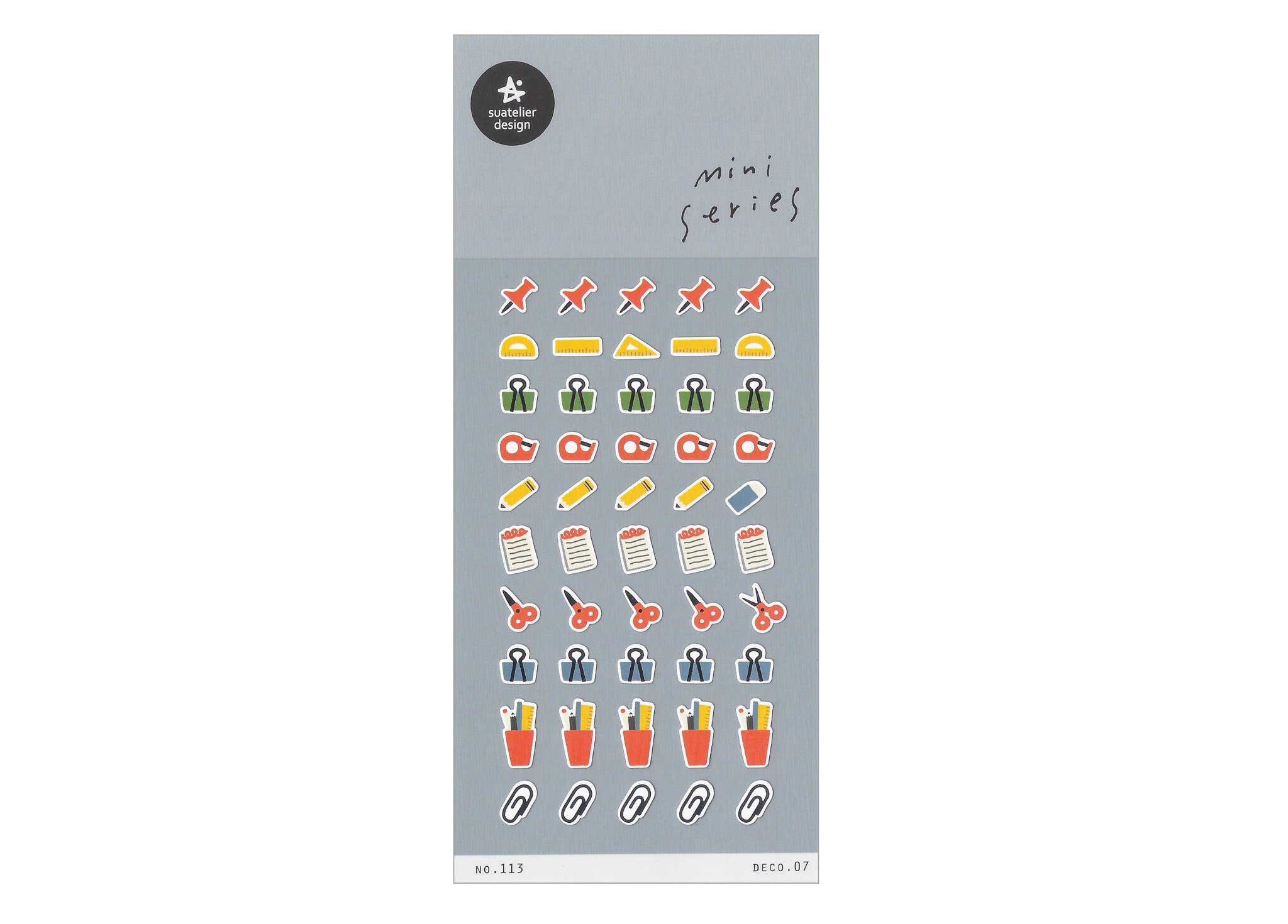 Suatelier Mini Series Planner Stickers - Deco.07