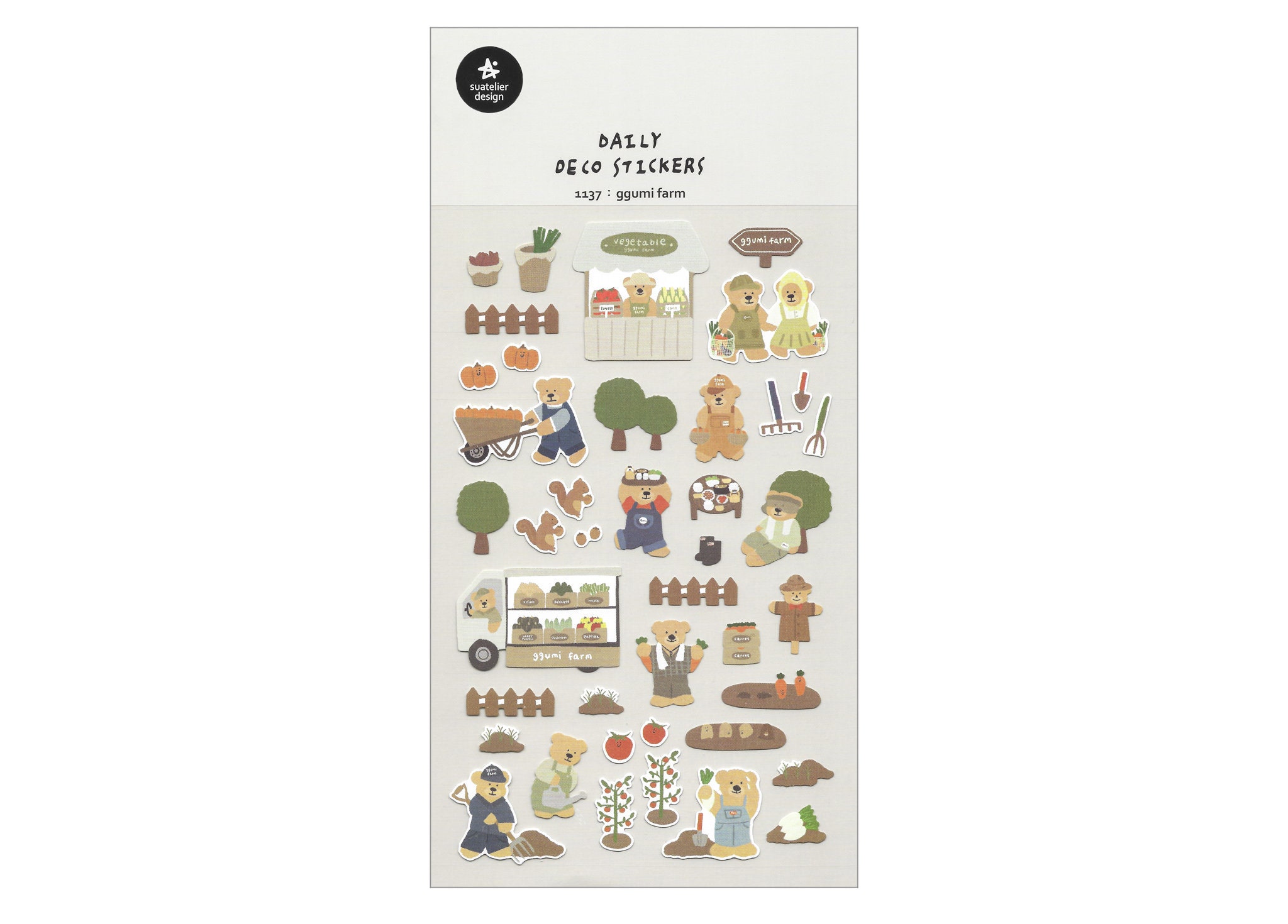 Suatelier Stickers 1137 - Ggumi Farm