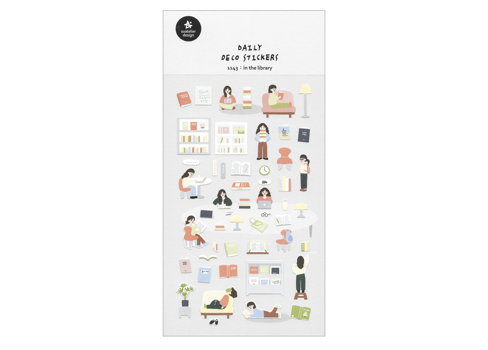 Suatelier Stickers 1143 - In The Library