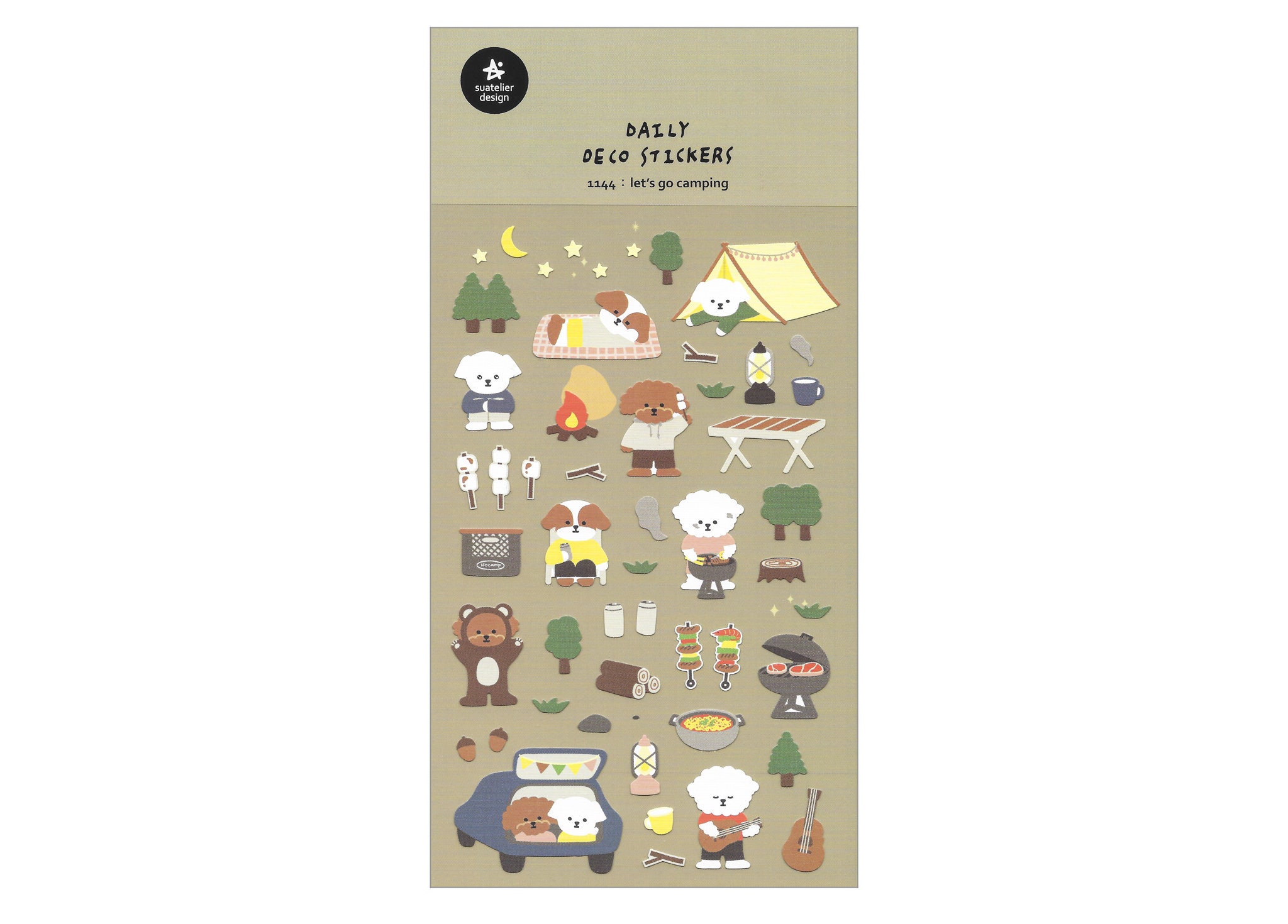 Suatelier Stickers 1144 - Lets Go Camping