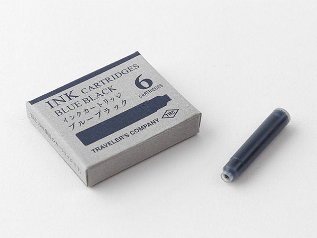 Brass Fountain Pen Ink Cartridges Refill - Blue Black