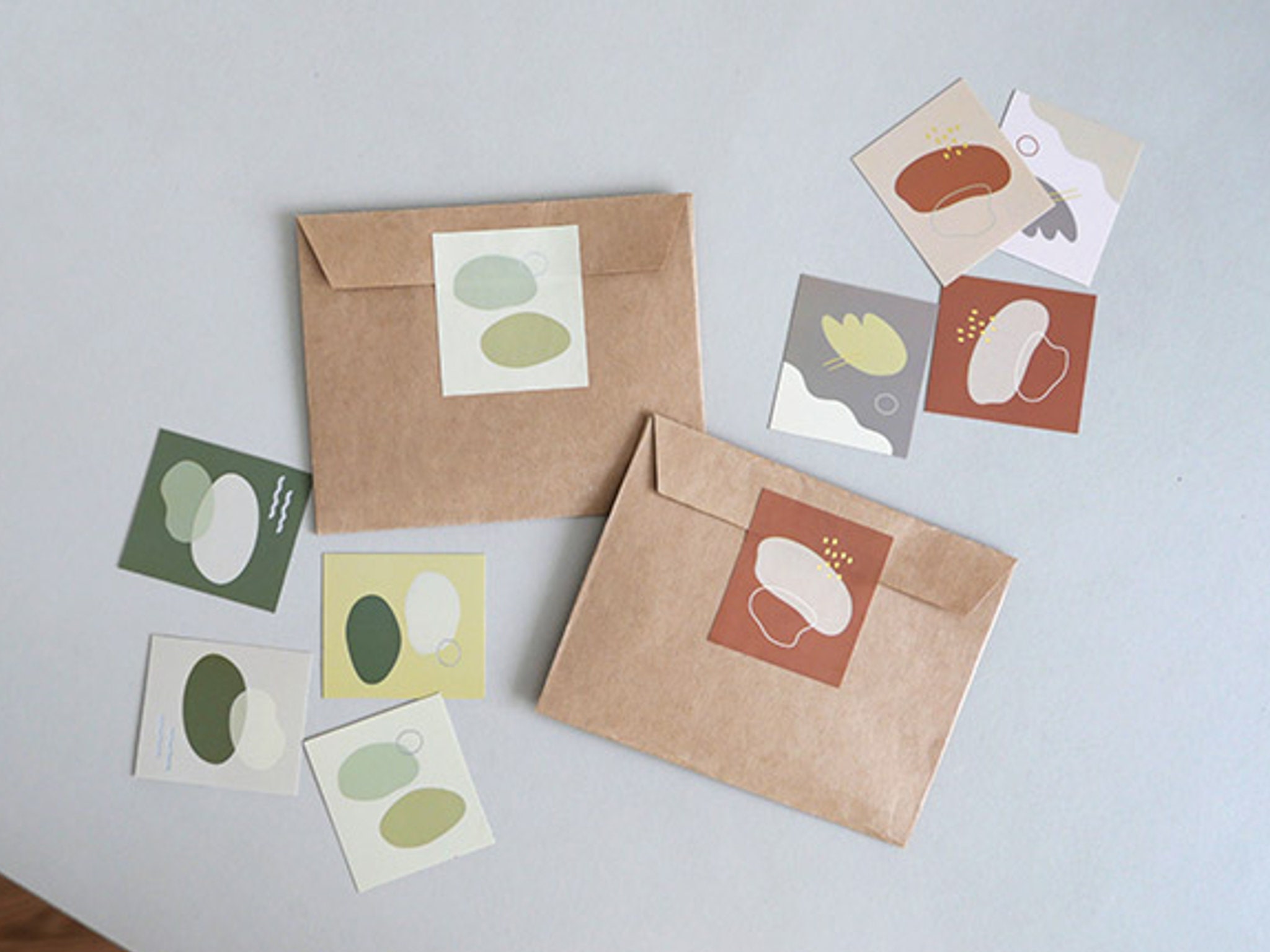 Deco Stickers Plain.49 - Abstract Red