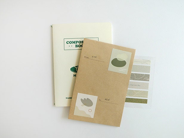 Deco Stickers Plain.50 - Abstract Green