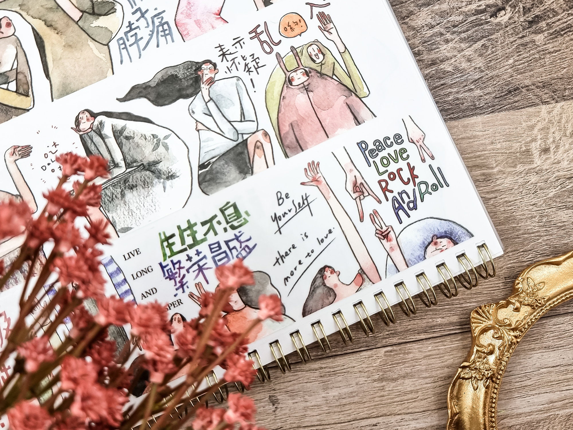 Ding Idako Matte PET Tape - Daisy Diary