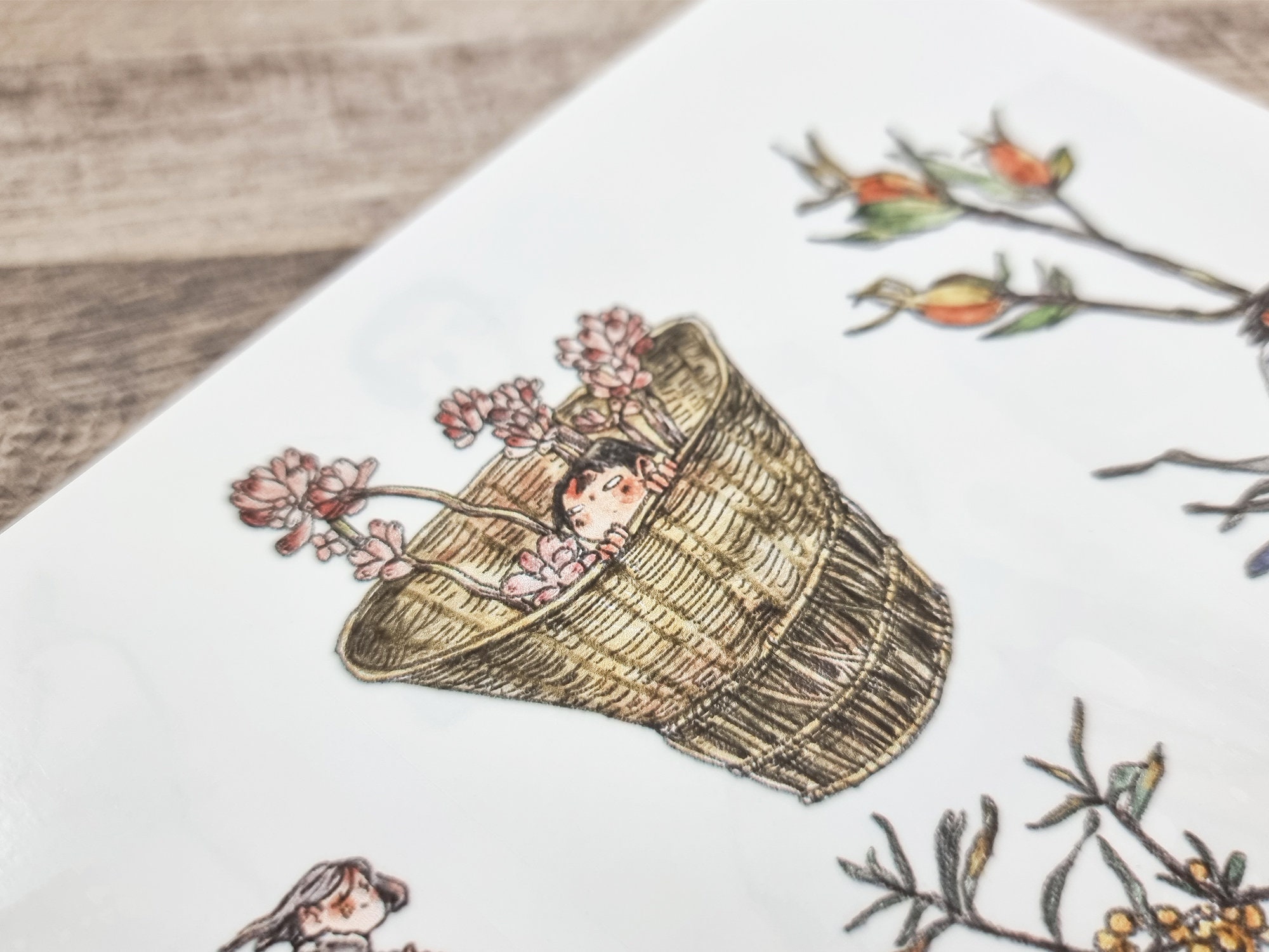 Ding Idako Matte PET Tape - Notes In The Mountains