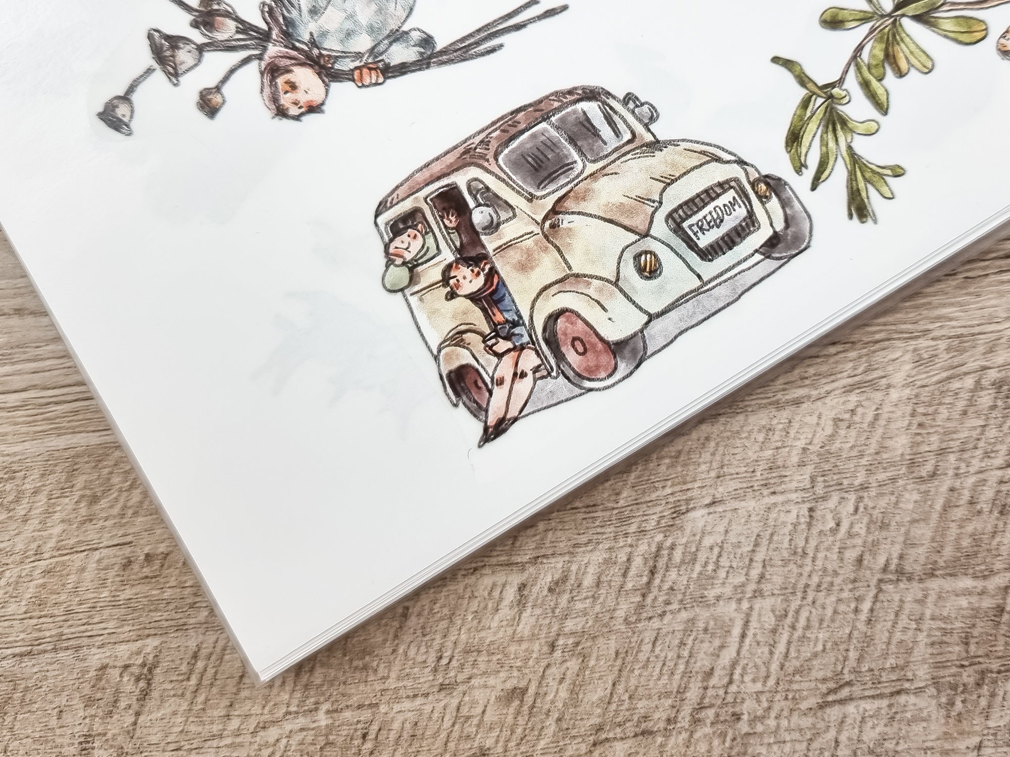 Ding Idako Matte PET Tape - Notes In The Mountains