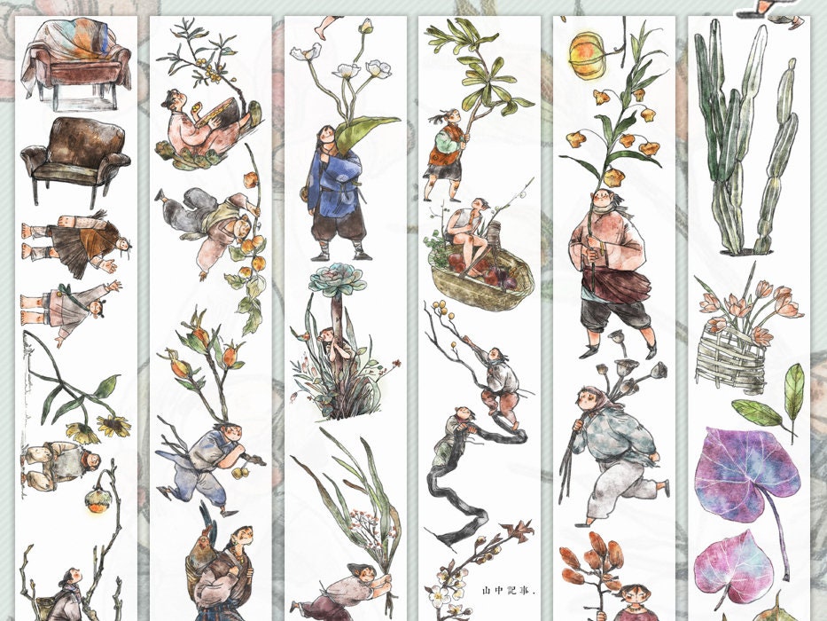 Ding Idako Matte PET Tape - Notes In The Mountains