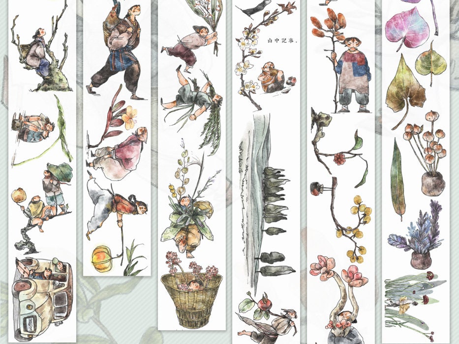 Ding Idako Matte PET Tape - Notes In The Mountains