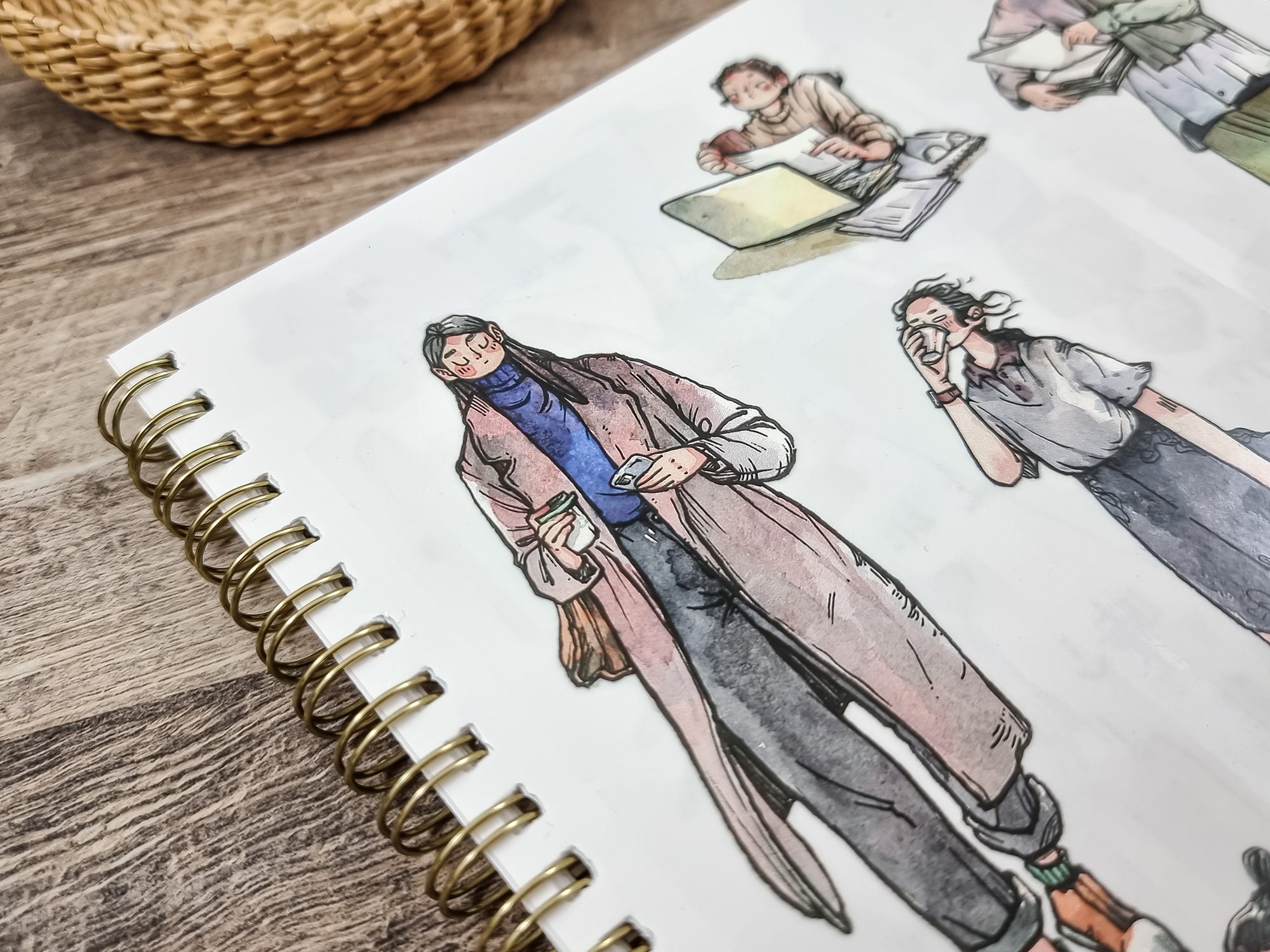 Ding Idako Matte PET Tape - Weekday