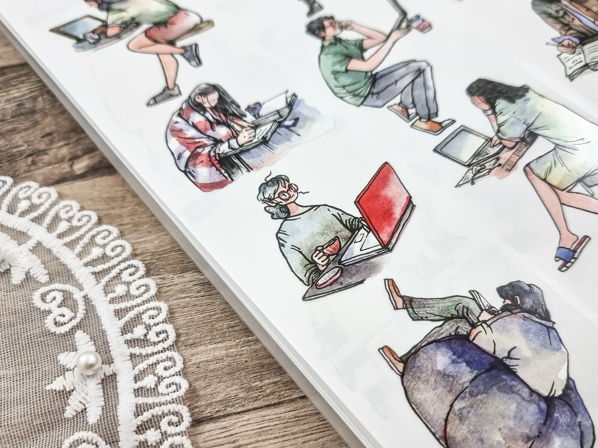 Ding Idako Matte PET Tape - Weekday