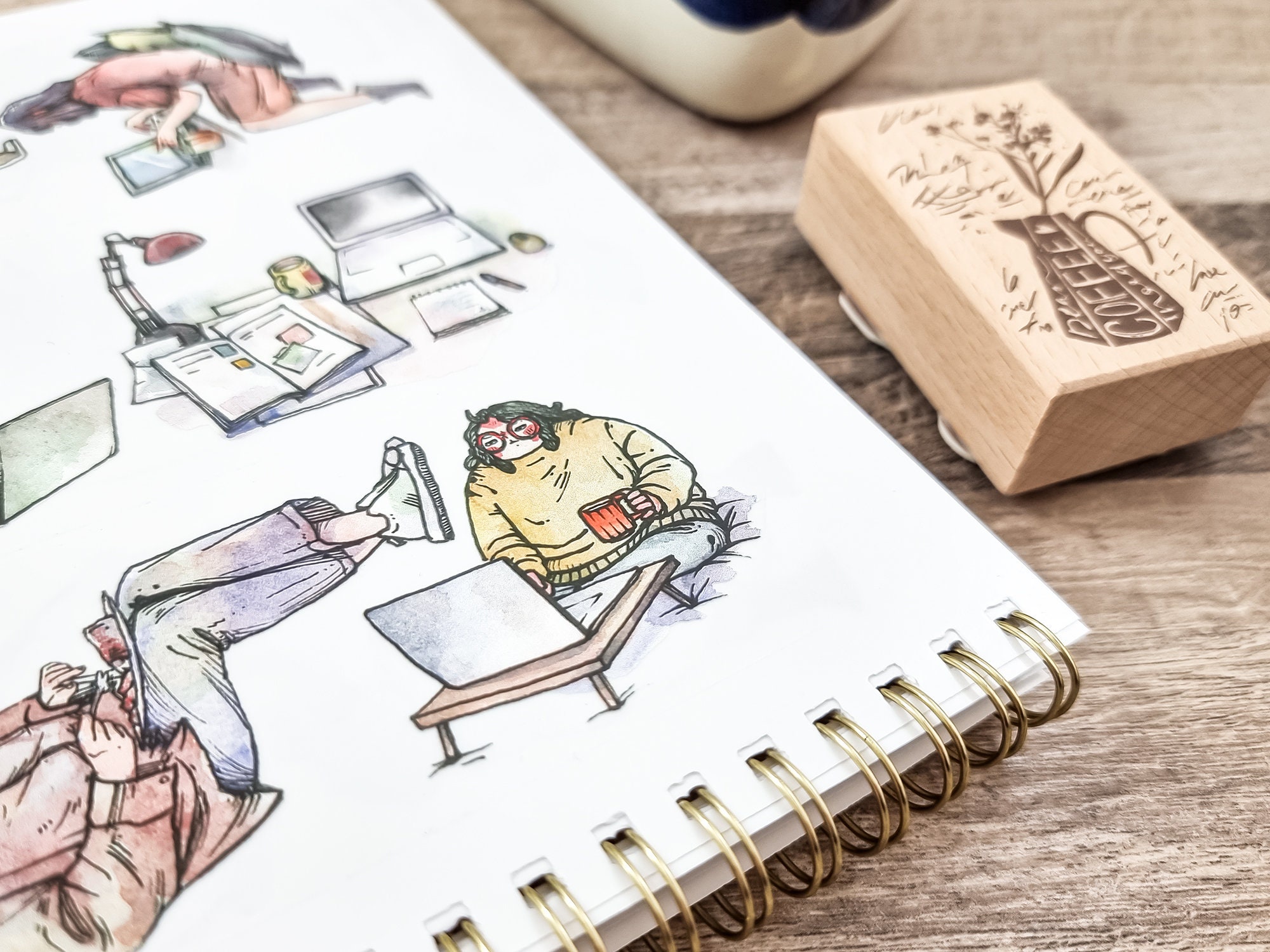 Ding Idako Matte PET Tape - Weekday