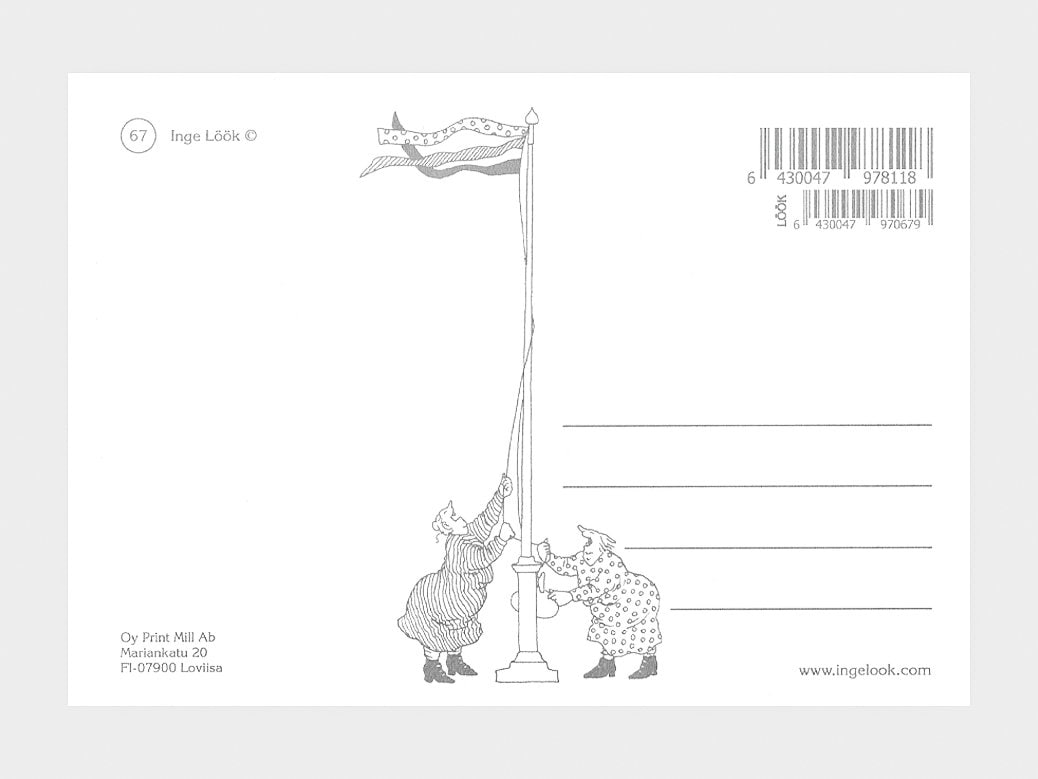 Inge Löök Postcard Old Ladies - 62