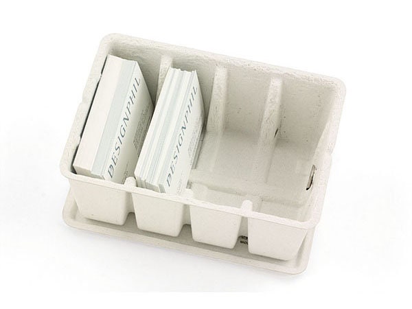 Midori Pulp Card Box - White