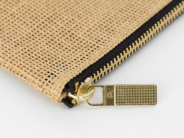 Midori Pulp Paper Cord Pen Pouch - Beige