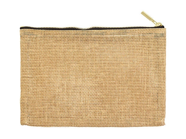 Midori Pulp Paper Cord Pen Pouch - Beige