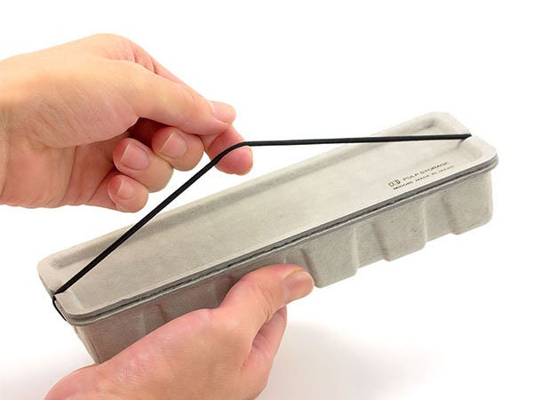 Midori Pulp Pen Case - Gray