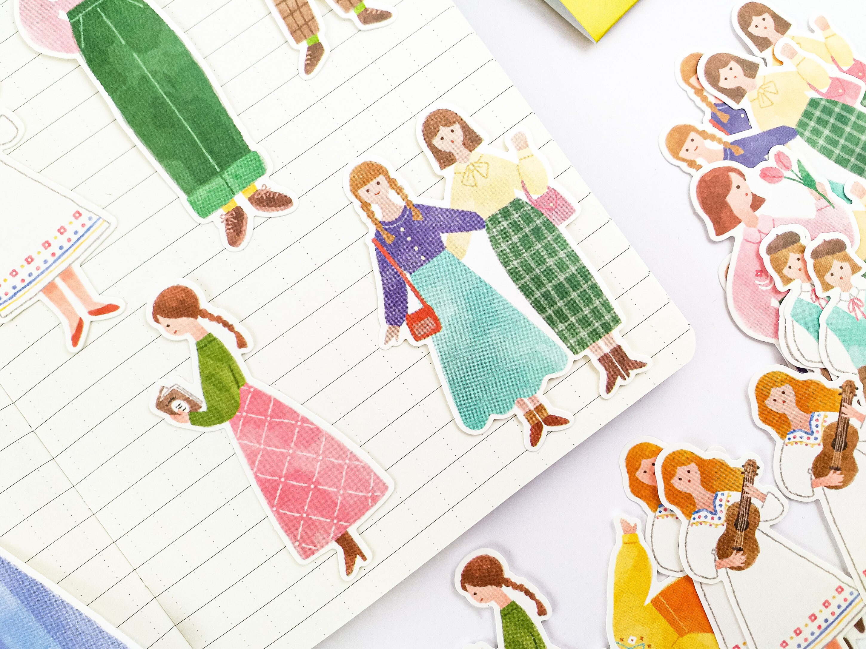 Amie Sticker Flakes - Retro Girl