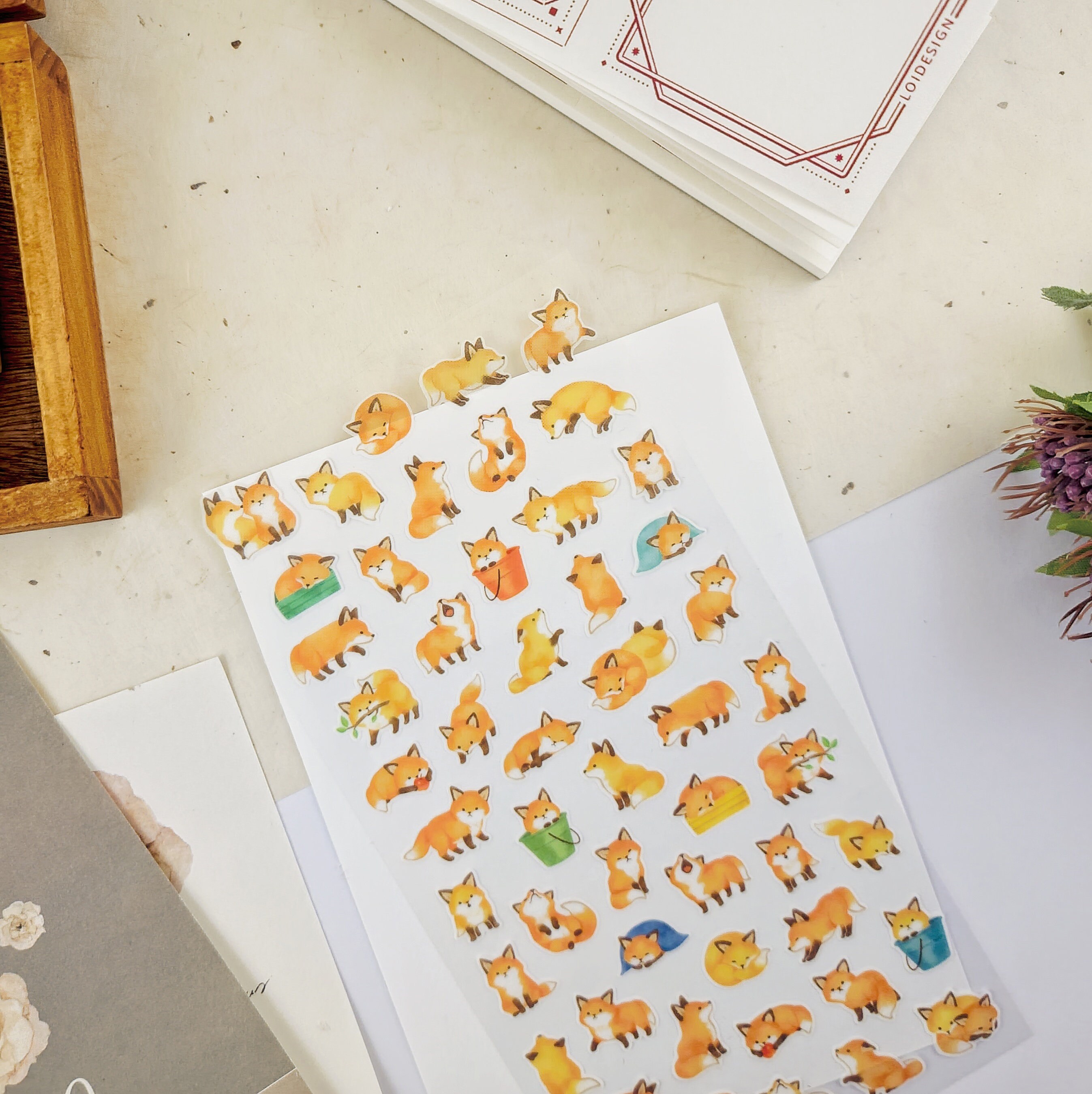 Mindwave Washi Stickers Small Animal - Fox