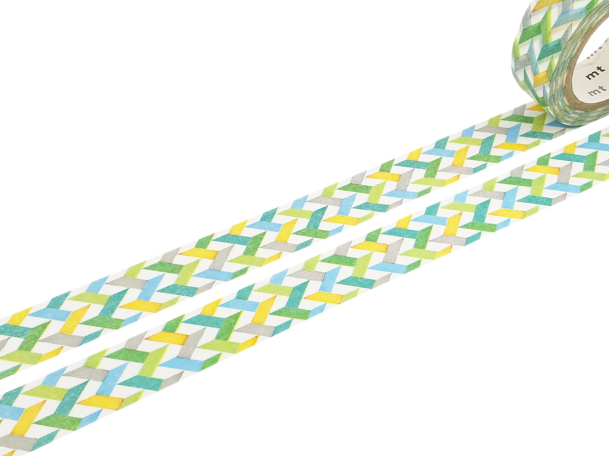 MT Deco Washi Tape - Slash Green