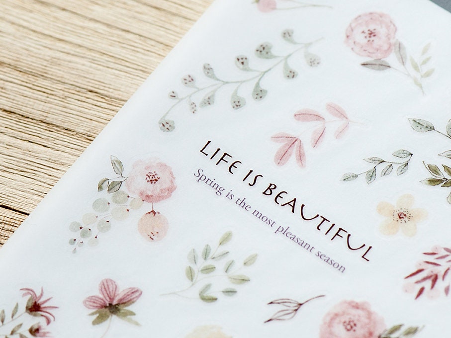 MU Print-On Siirtotarrat 184 - Beautiful Spring