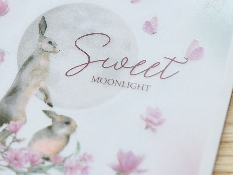MU Print-On Siirtotarrat 185 - Sweet Moonlight