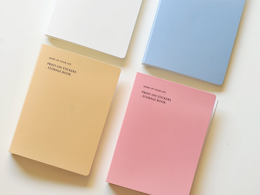 MU | Sticker Storage Book - Milk Tea