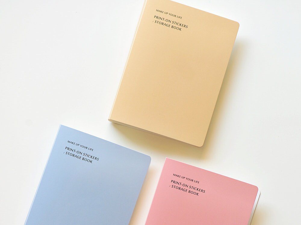 MU | Sticker Storage Book - Milk Tea