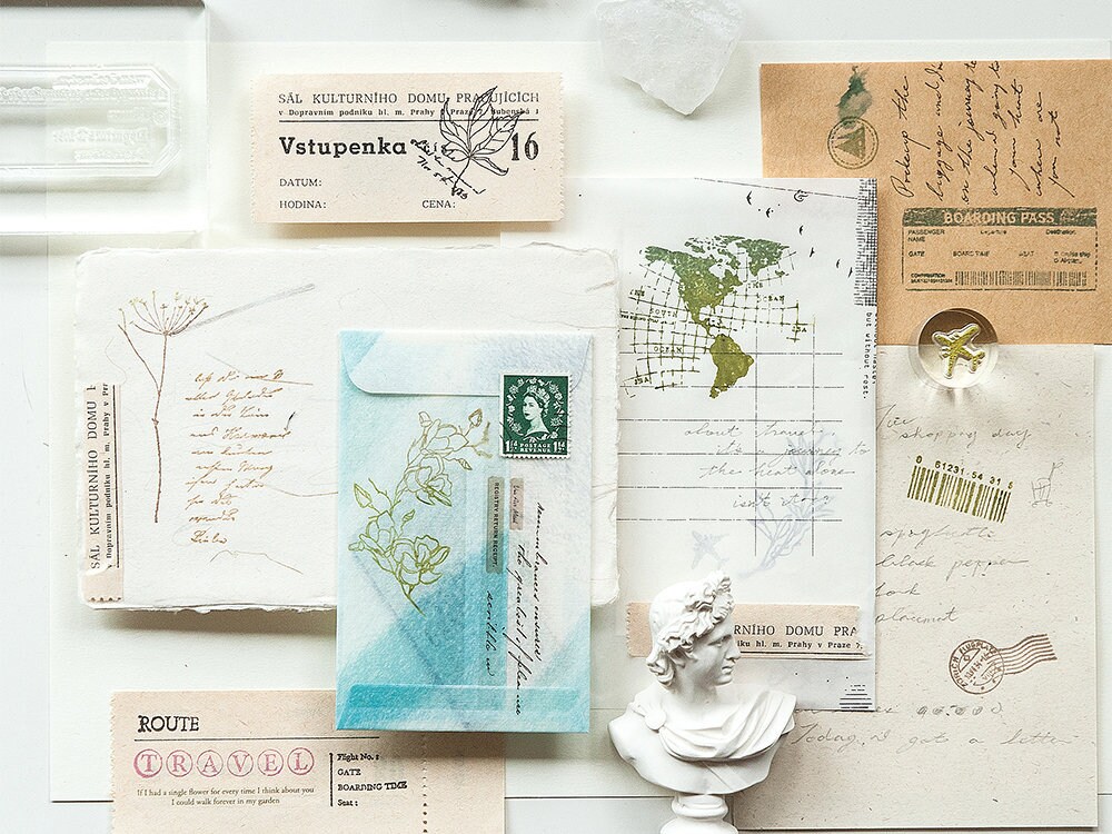 MU Clear Stamp Record Life 04 - World I