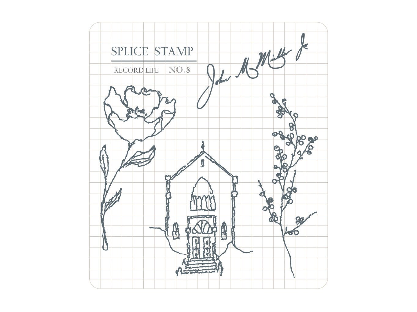 MU Clear Stamp Record Life 08 - Small Village