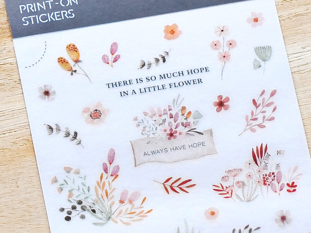 MU | Print-On Stickers - Hopeful