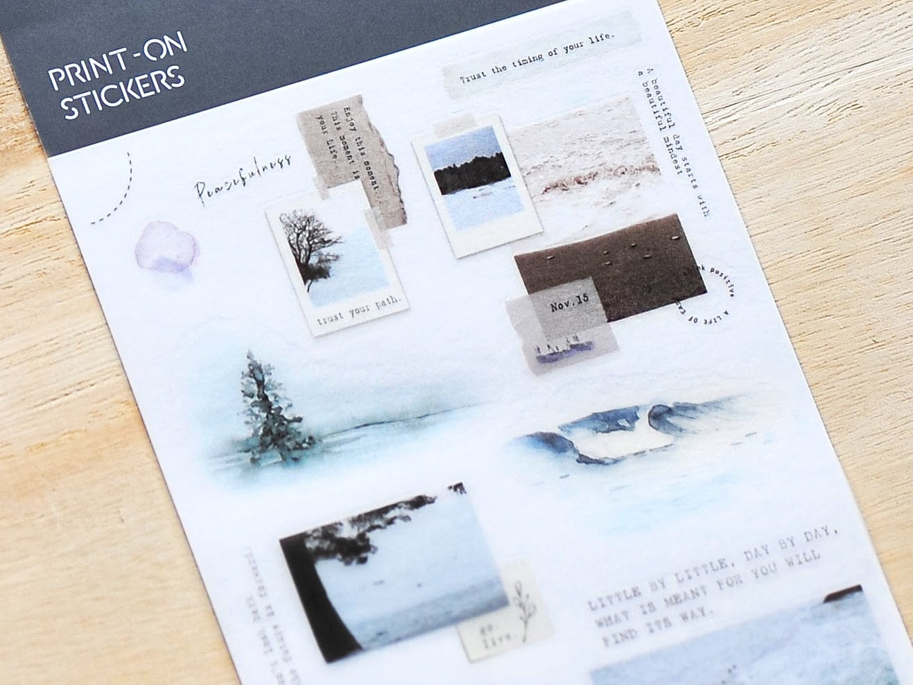 MU Print-On Siirtotarrat 177 - Life Is a Journey