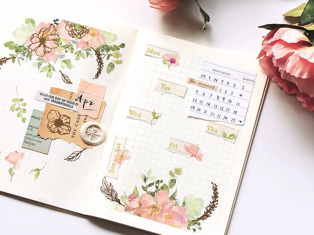 MU Print-On Siirtotarrat 170 - Dusty Pink