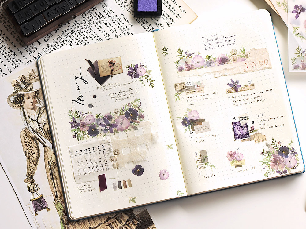 MU | Print-On Transfer Stickers - Flower Whispers