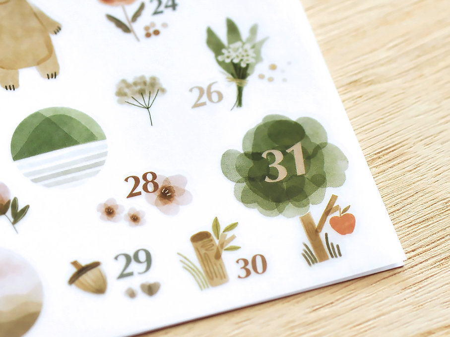 MU Print-On Siirtotarrat 165 - Vihreä Päiväuni