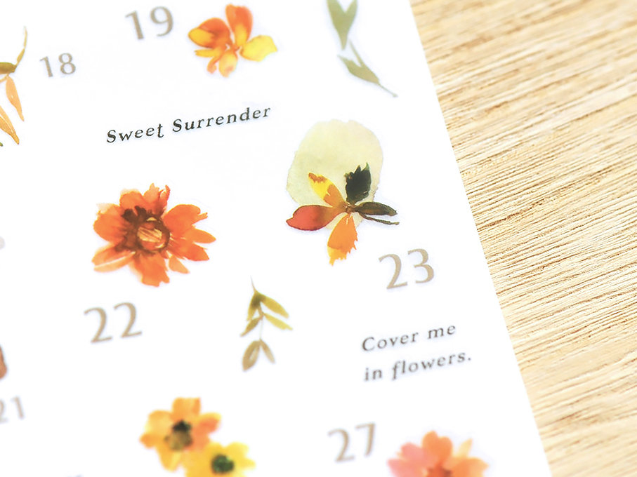 MU | Print-On Planner Stickers - Warm Hues