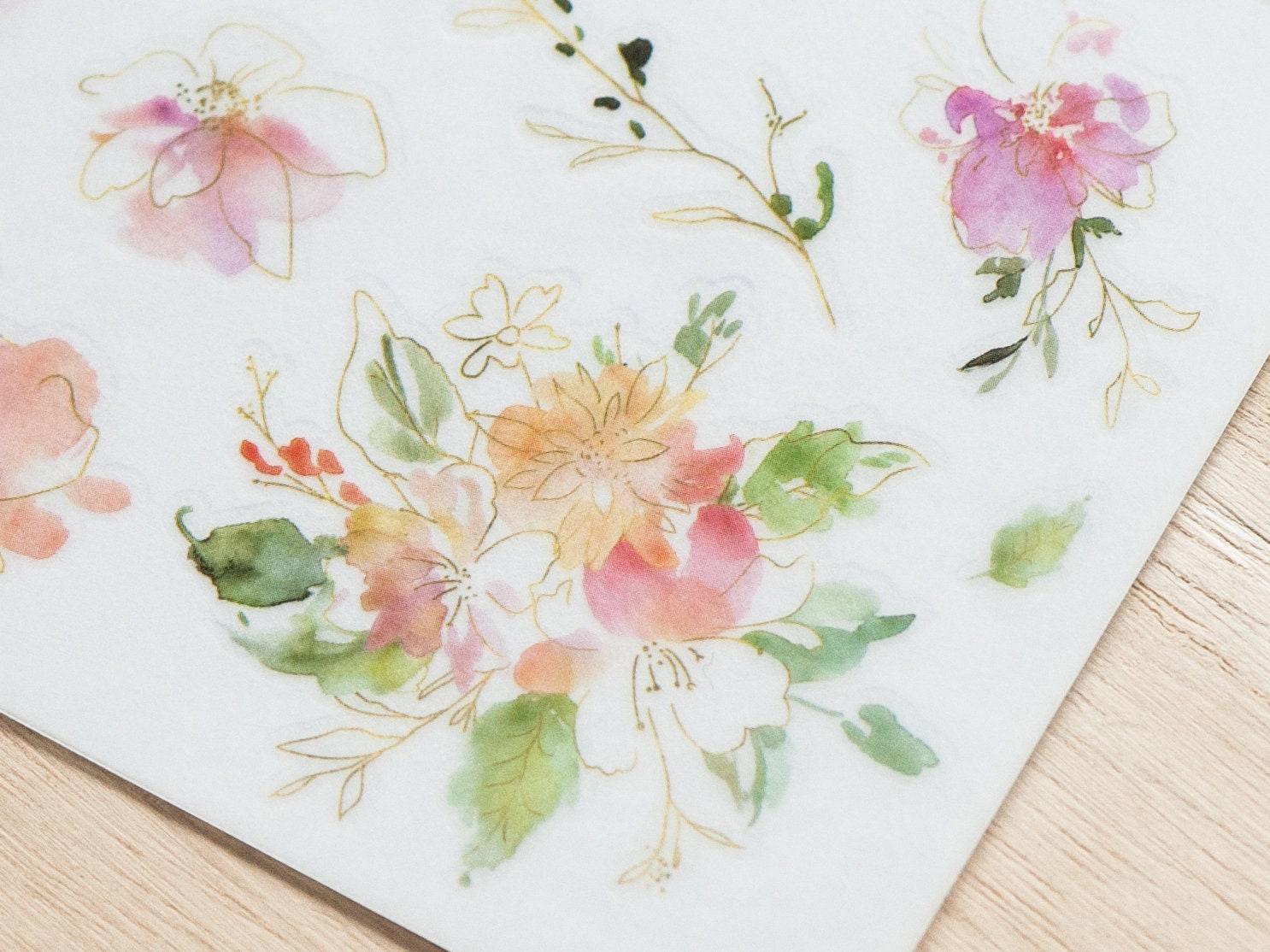 MU Print-On Siirtotarrat 190 - Soft Pink Of Summer